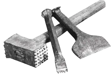 Detalle 2 de Cómo cortar piedra pizarra y planificar los bordes